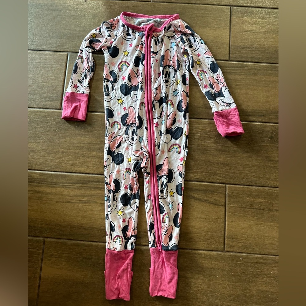 Little sleepies Minnie Mouse size 6-12 months